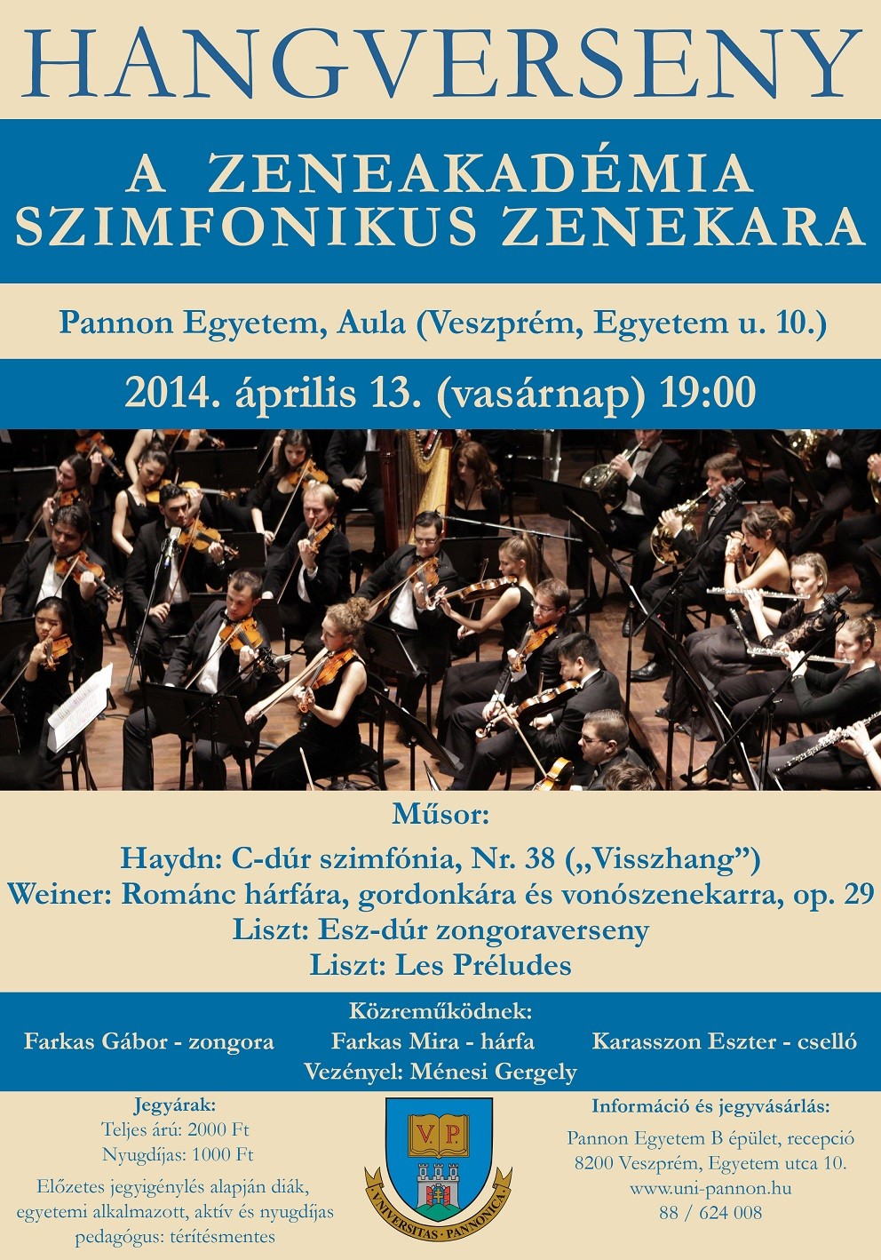 Zeneakadémia Veszprém egyetemi