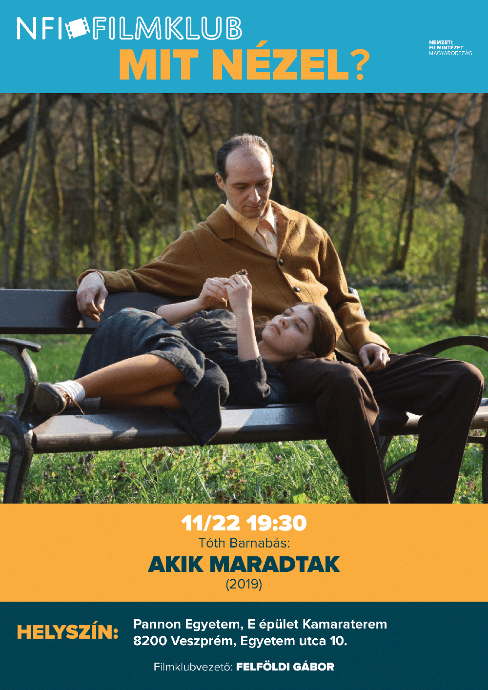  NFI Filmklub Filmplakat A3 OK Akik maradtak 221121