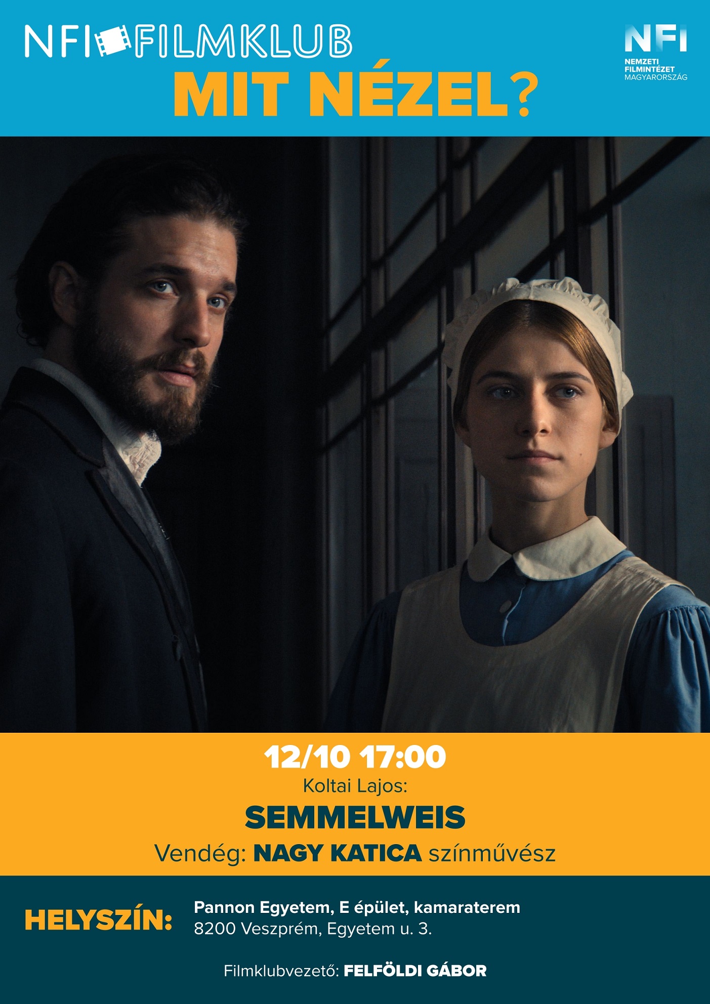Felfoldi Gabor NFI Filmklub Filmplakat A3 Semmelweis 1