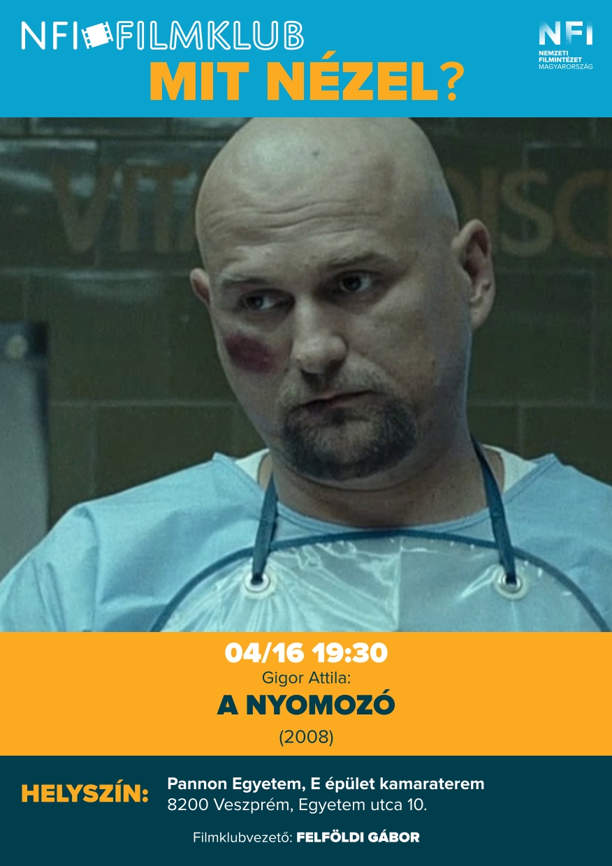 PANNON NFI Filmklub Filmplakat A3 Nyomozo 11